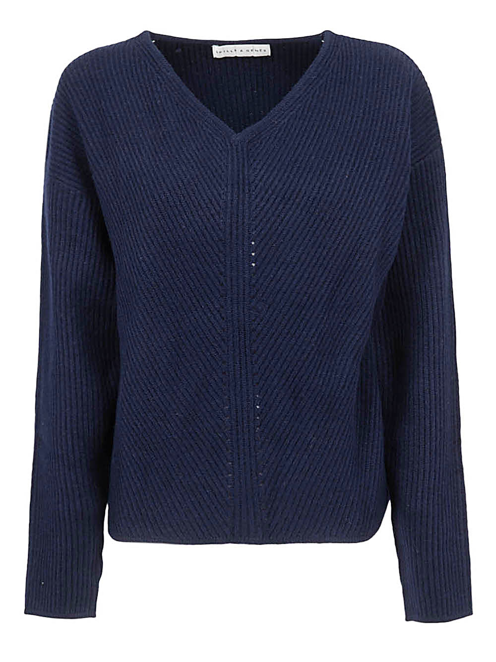 SKILL&GENES Sweaters Blue Main Material: Merino Wool