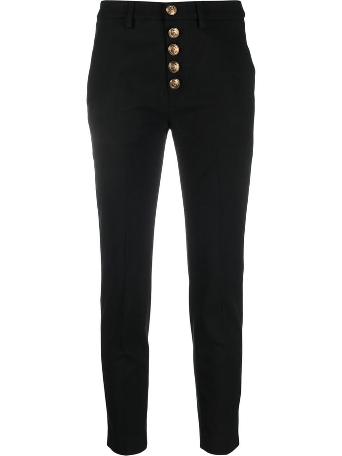 Dondup Trousers Black Outer: Lyocell