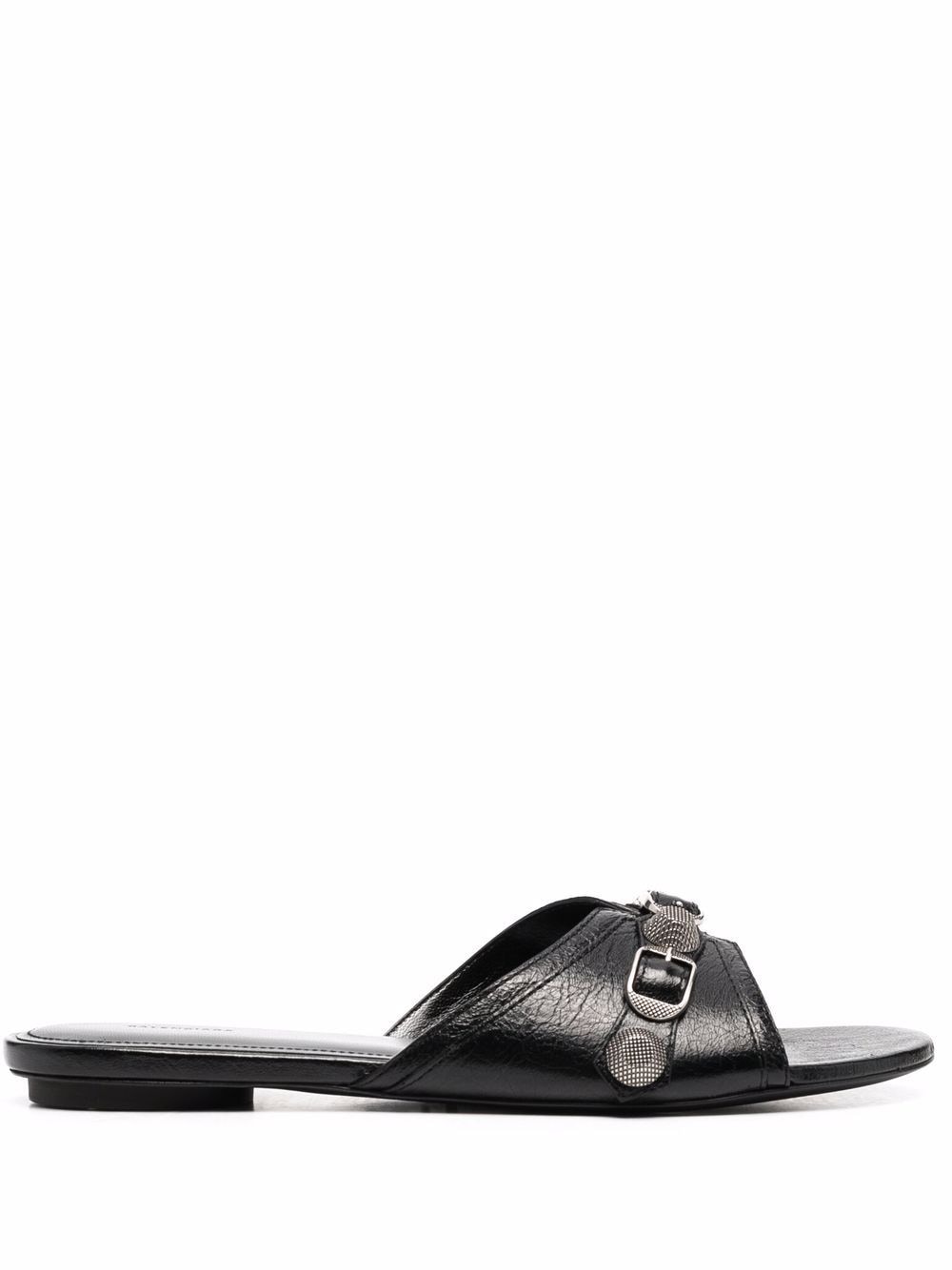 Balenciaga Sandals Black Upper: Leather