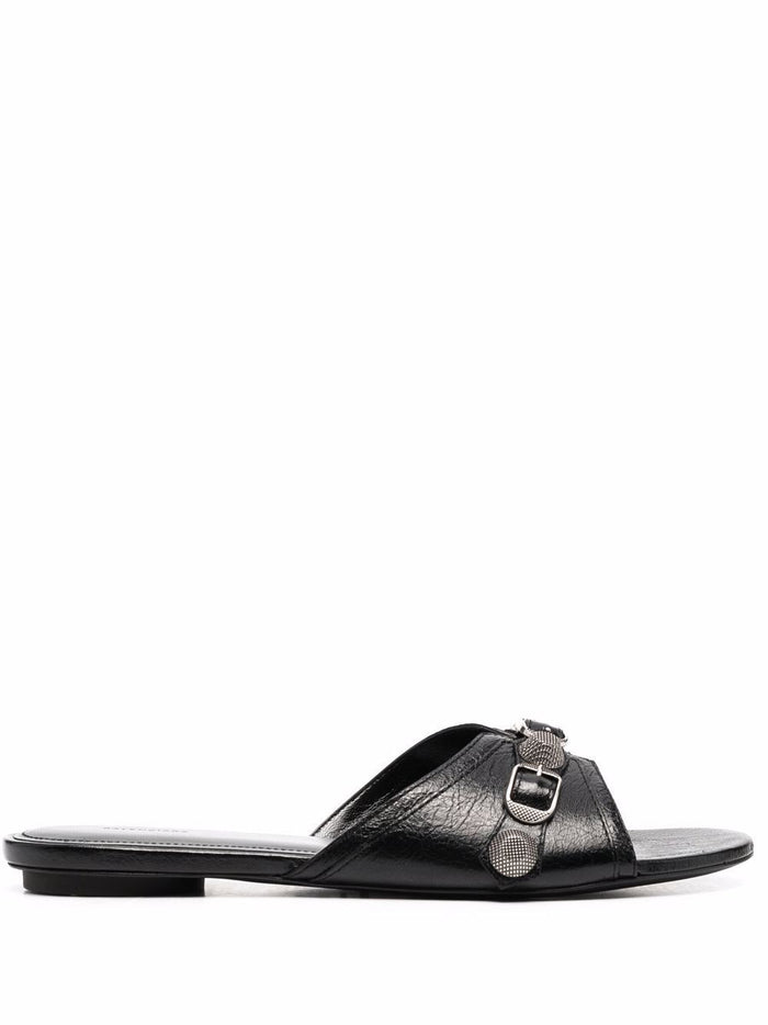 Balenciaga Sandals Black Upper: Leather