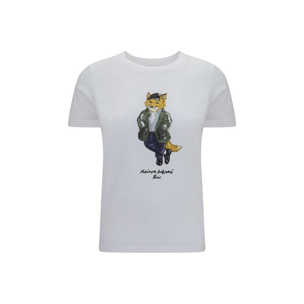Maison Kitsuné 100% Cotton t-shirt in white