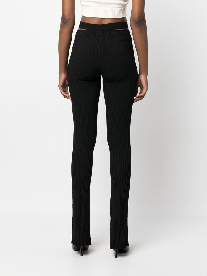 Andrea Adamo Trousers Black Viscose