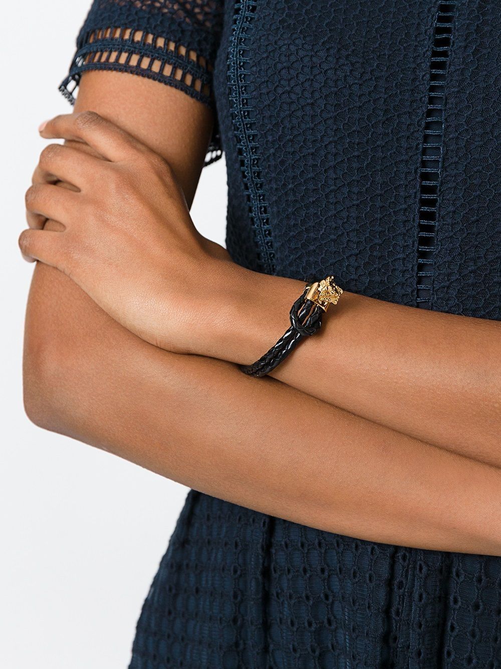 Versace Bijoux Golden Calf Leather