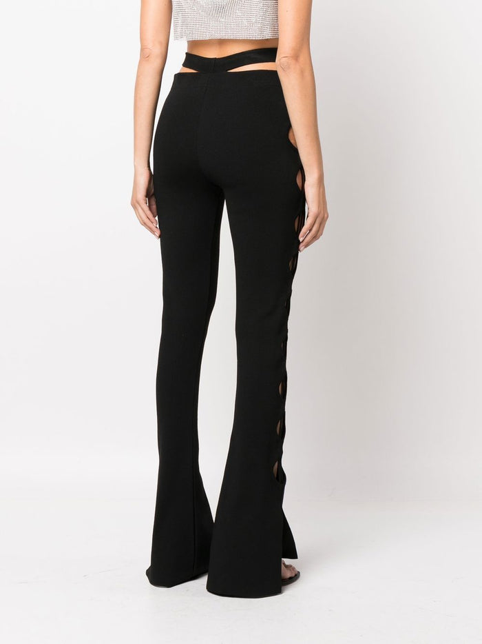 Andrea Adamo Trousers Black Viscose