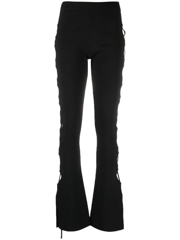 Andrea Adamo Trousers Black Viscose