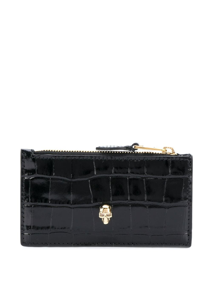 Alexander McQueen Wallets Black Outer: Leather