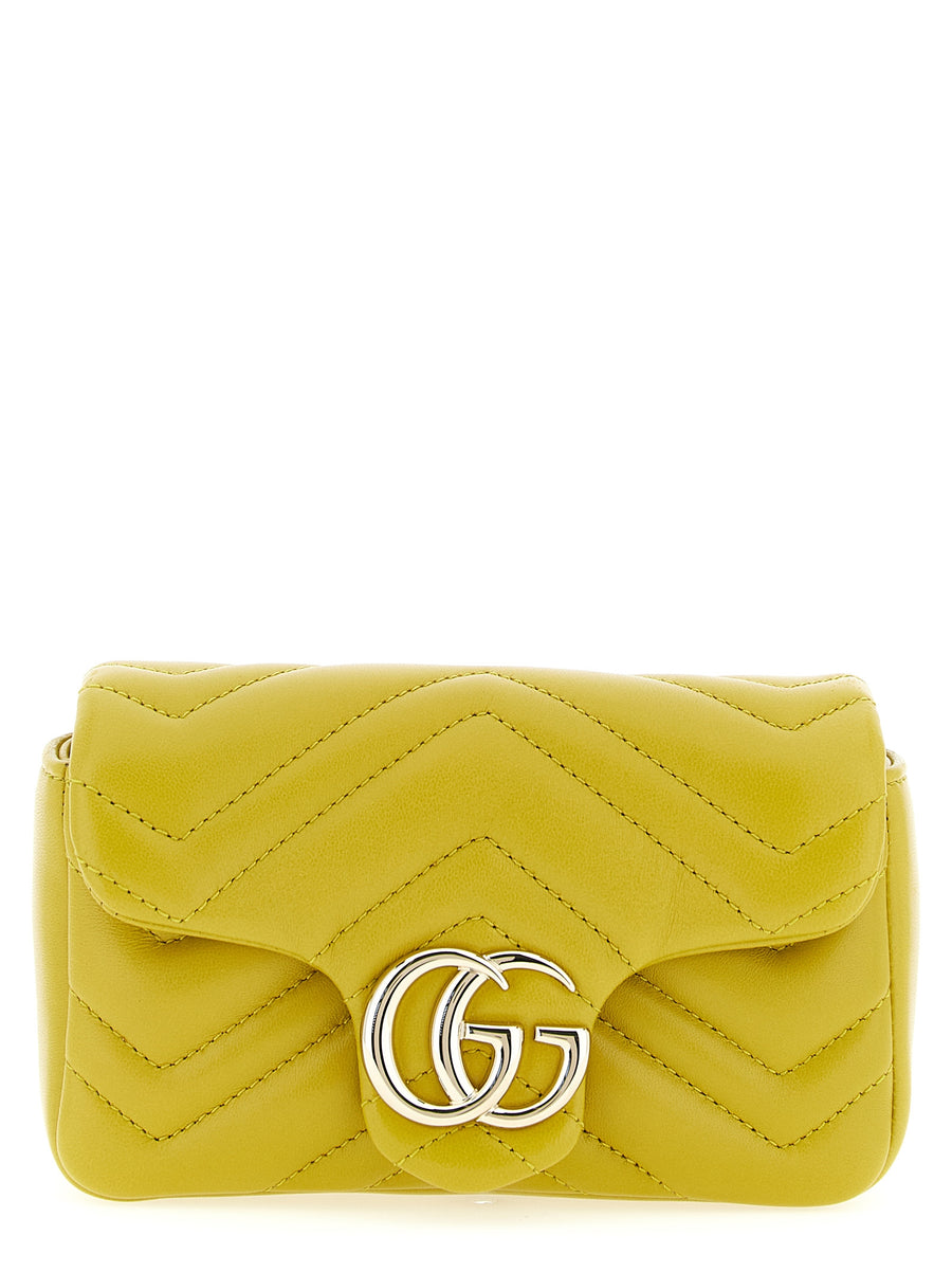 Gucci 100% Lamb Leather shoulder bag in yellow