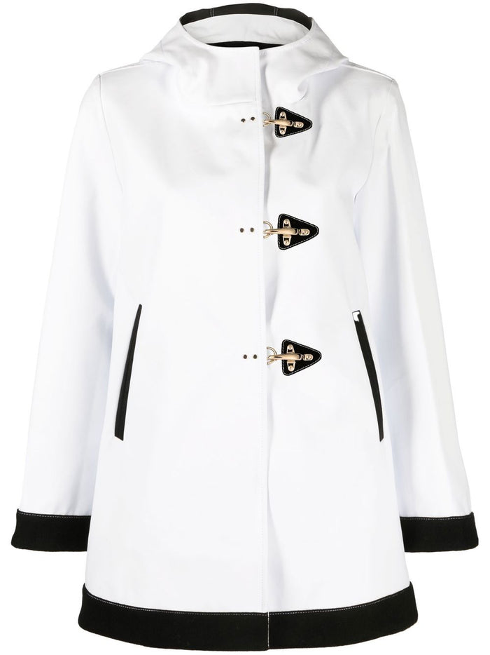Fay Coats White Cotton