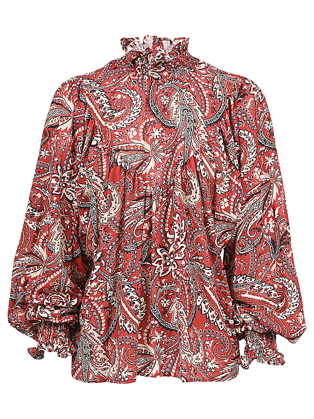 LAVI Shirts Red Main Material: Viscose Wool