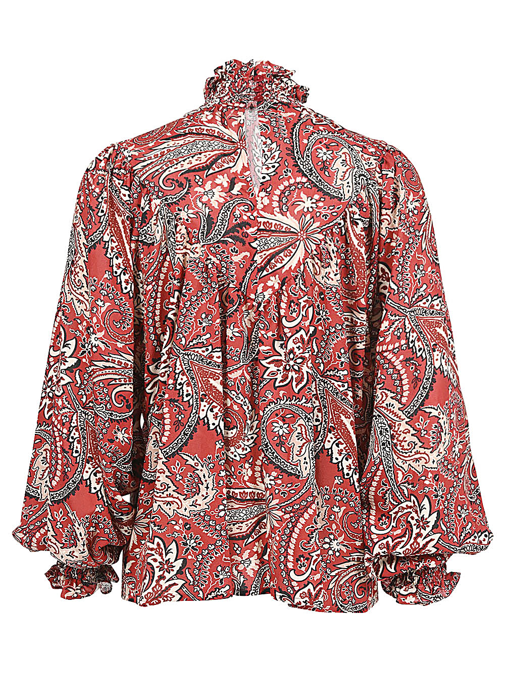 LAVI Shirts Red Main Material: Viscose Wool