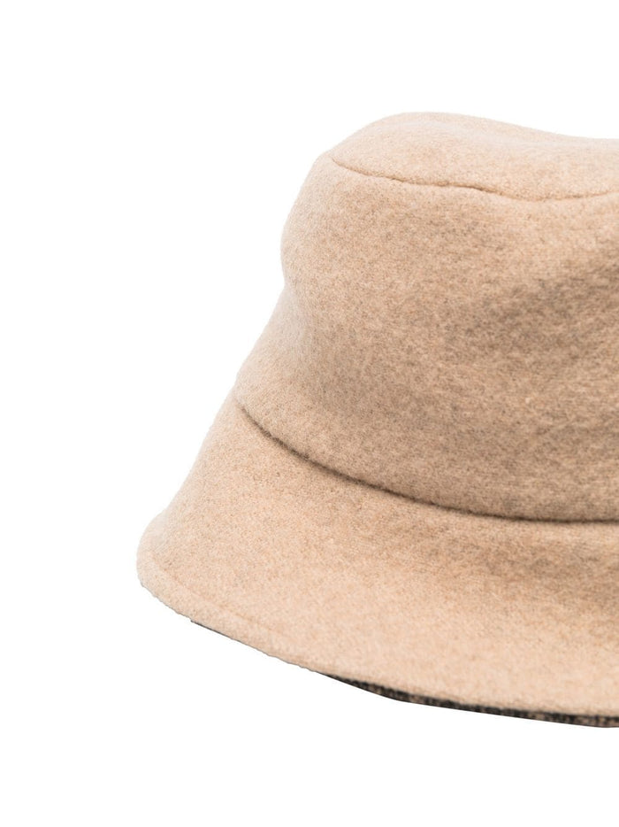 Fendi Hats Camel Outer: Wool Lining: Silk