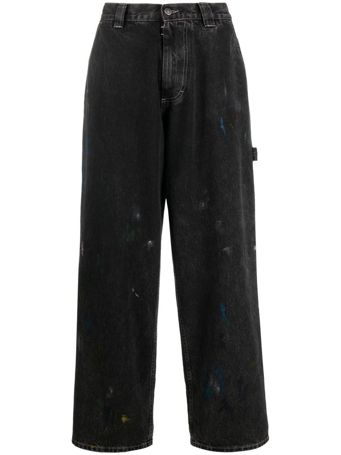 Maison Margiela Jeans Black Lining: Polyester