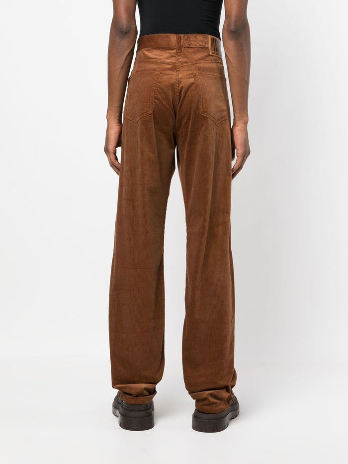 VTMNTS Trousers Brown Cotton