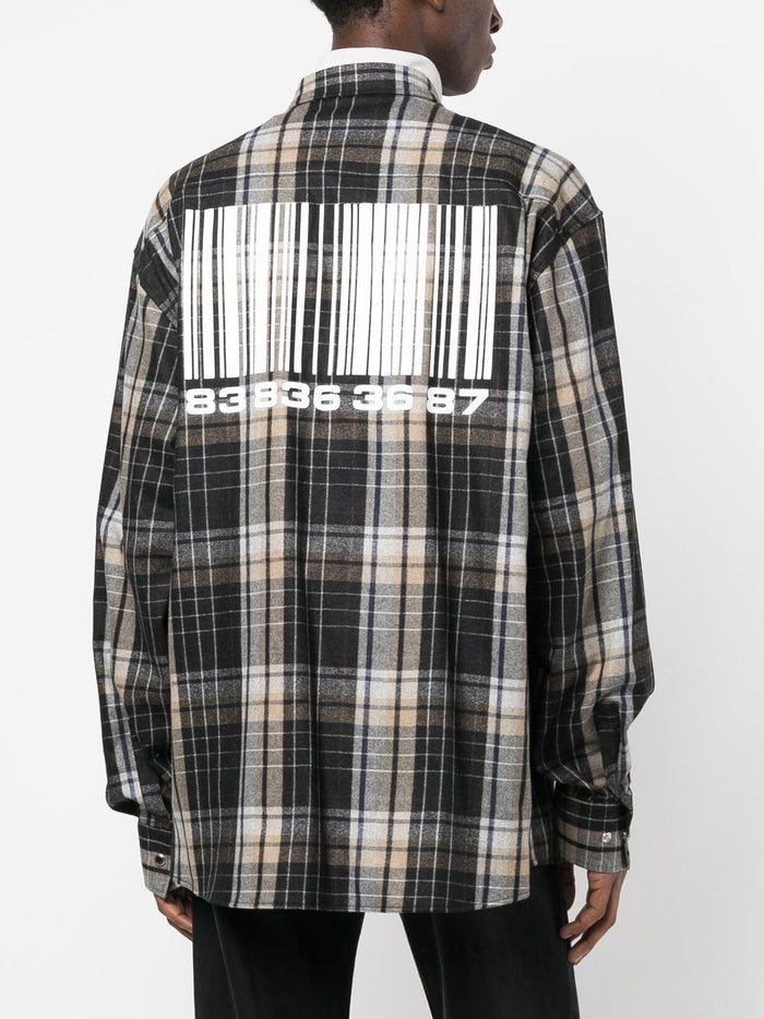 Vtmnts Shirts Grey Wool
