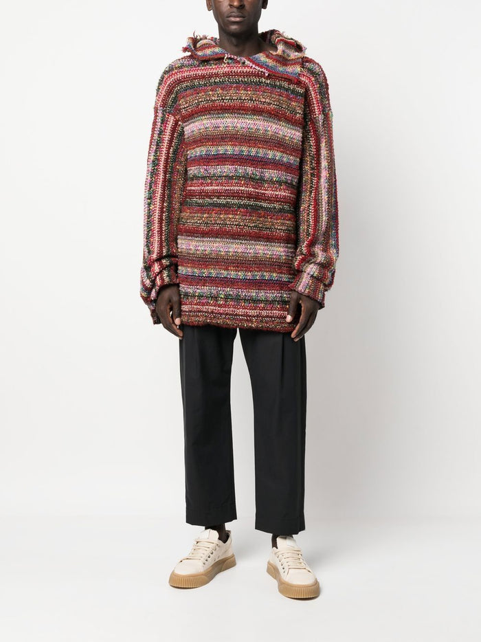 VITELLI Sweaters Red Recycled Wool