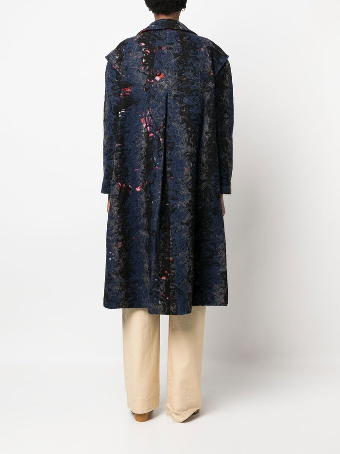 VITELLI Coats Blue Recycled Wool