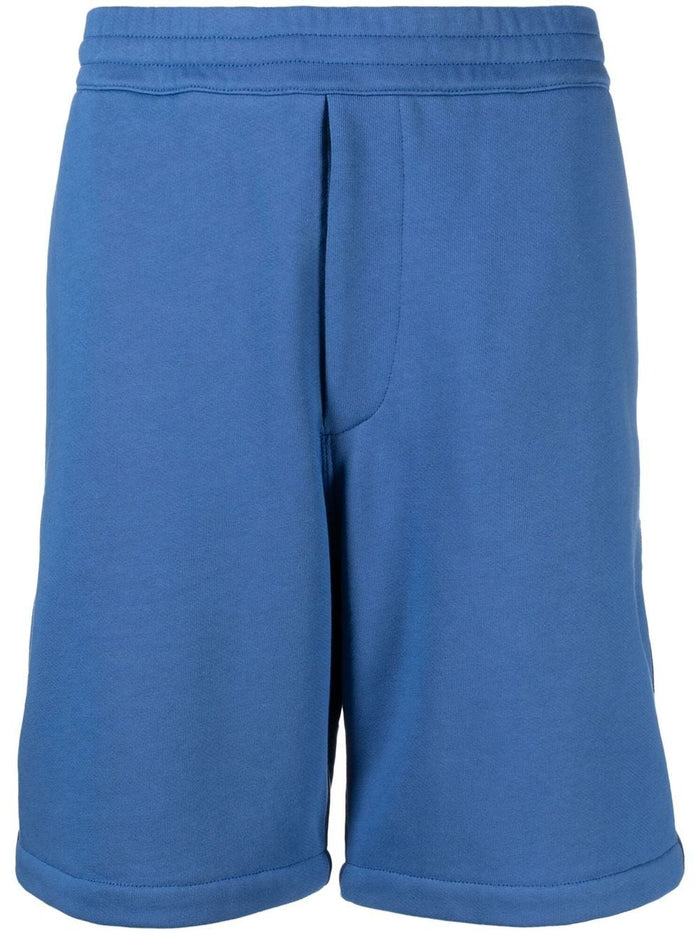 Alexander McQueen Shorts Blue Outer: Cotton