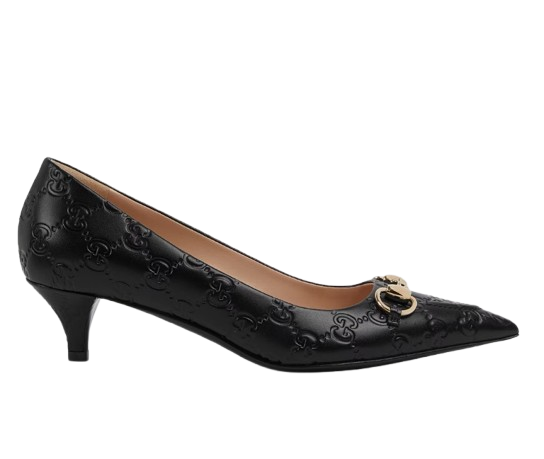 Gucci Flat shoes Black Lea+fab Rub Sole