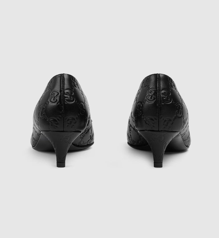 Gucci Flat shoes Black Lea+fab Rub Sole