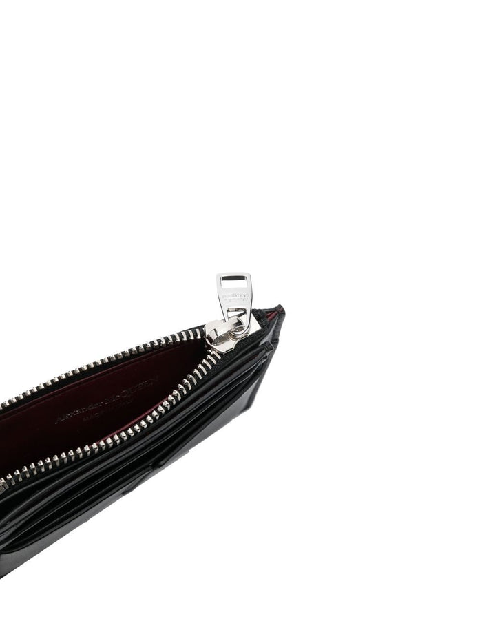 Alexander McQueen Wallets Black Outer: Calf Leather