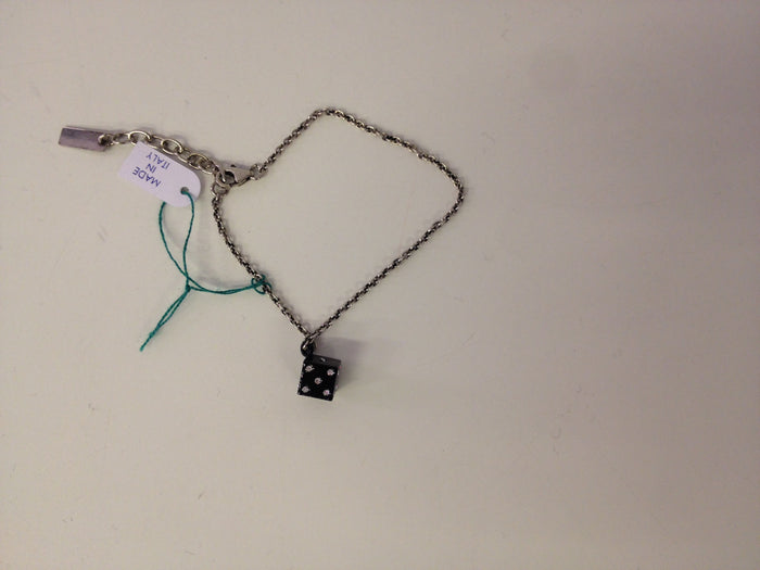 Saint Laurent Bijoux Silver Ox/black/crystal Metal