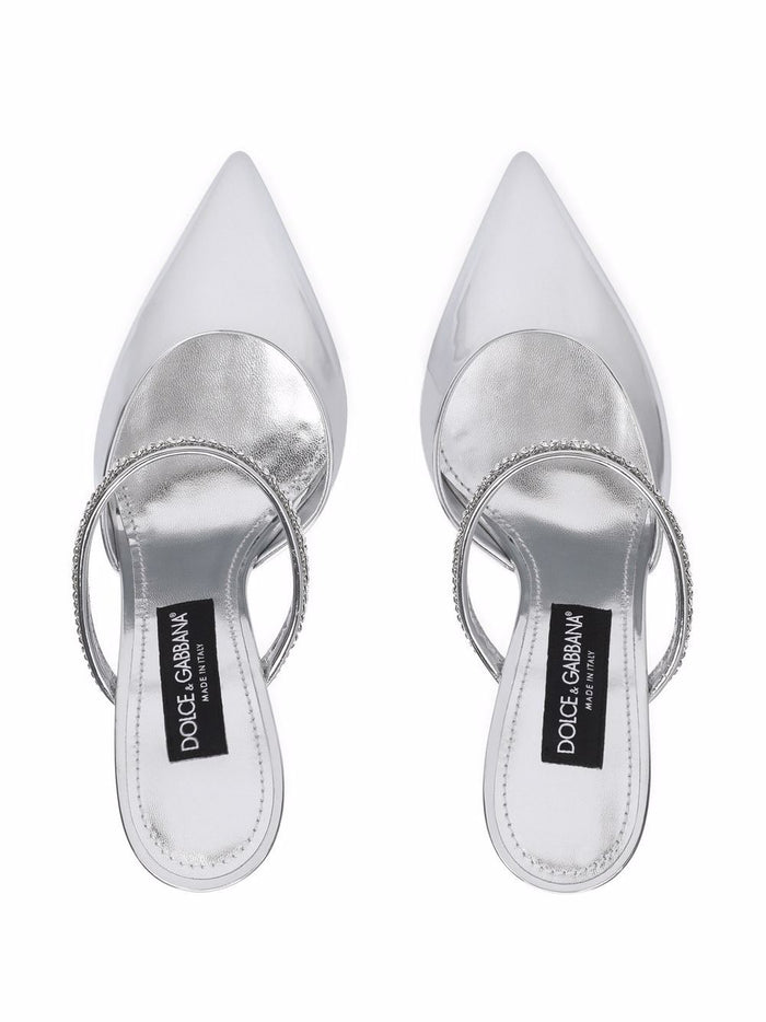 Dolce & Gabbana With Heel Silver Outer: Calf Leather