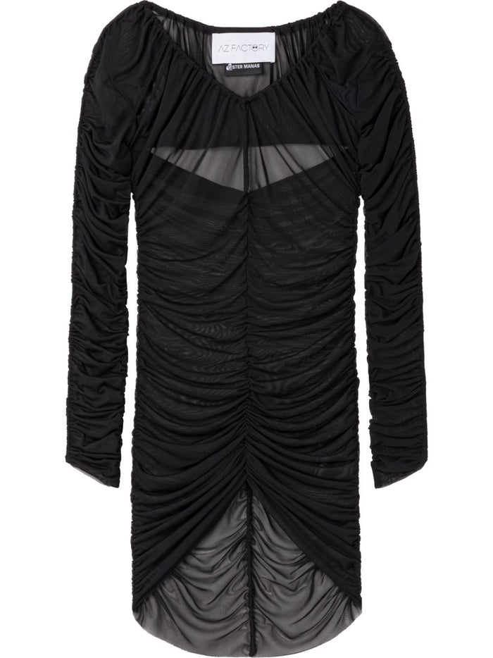 AZ FACTORY BY ESTER MANAS Top Black Body: Polyester