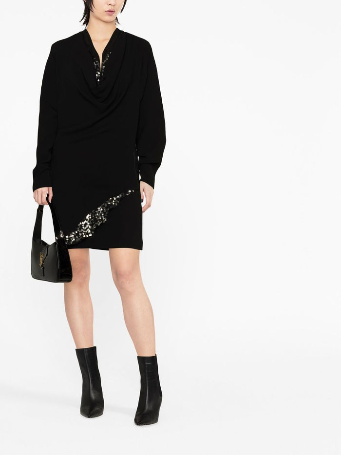 Isabel Marant Dresses Black Outer: Acrylic