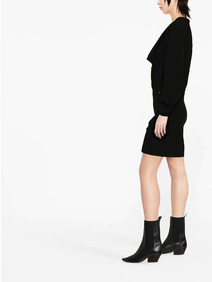 Isabel Marant Dresses Black Outer: Acrylic
