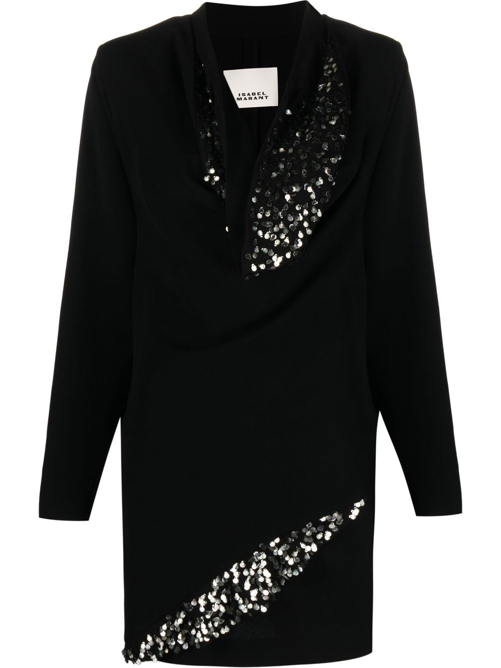 Isabel Marant Dresses Black Outer: Acrylic
