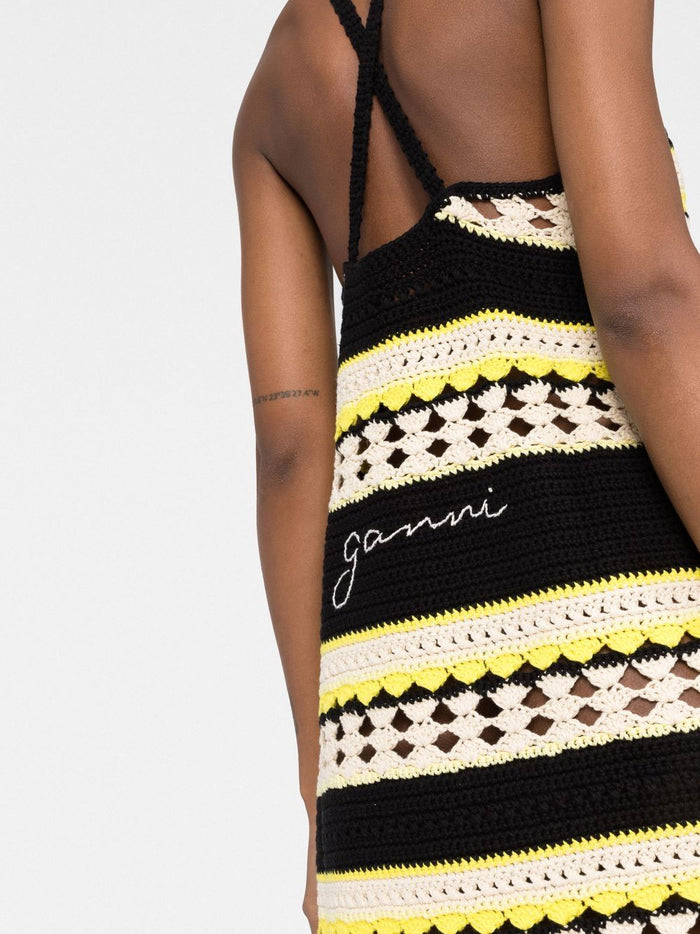 Ganni Dresses Black Cotton