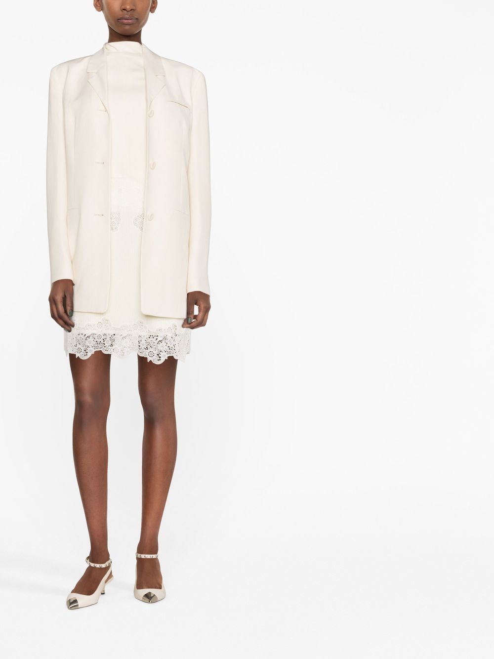 Chloè Skirts White Outer: Virgin Wool