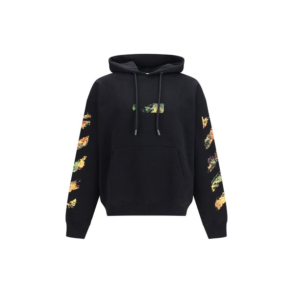 Off-White 100% Cotton hoodie in black