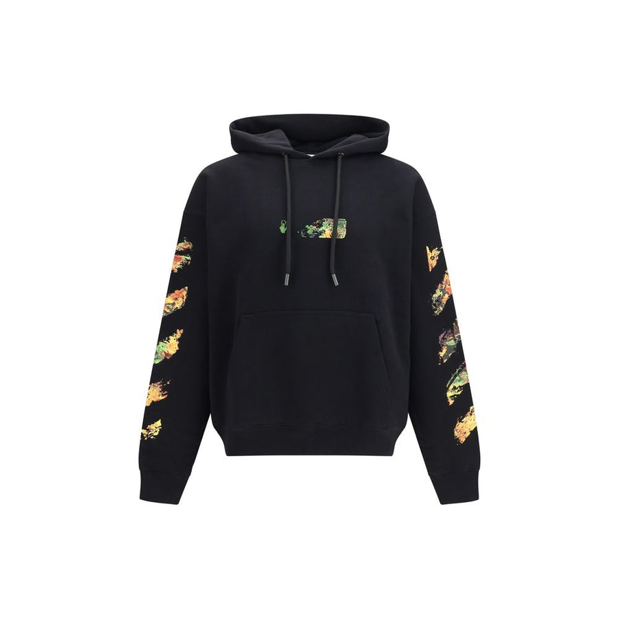 Off-White 100% Cotton hoodie in black