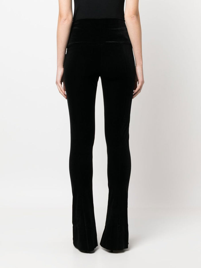 Norma Kamali Trousers Black Polyester