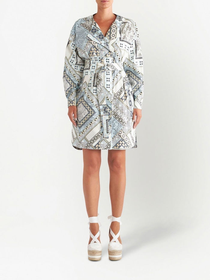 Etro Dresses Clear Blue Cotton