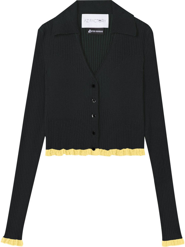 AZ FACTORY BY ESTER MANAS Top Green Viscose