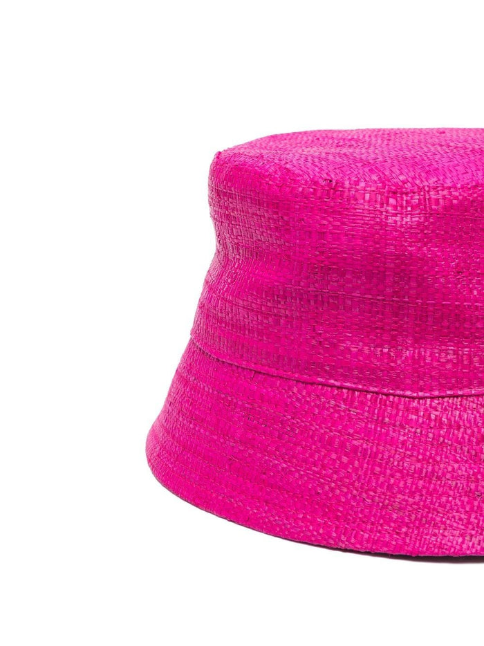 RUSLAN BAGINSKIY Hats Pink Lining: Cotton Outer: Straw