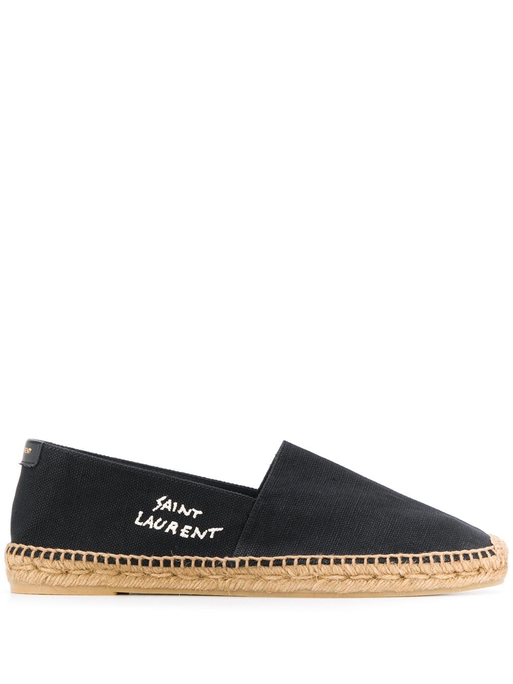 Saint Laurent Flat shoes Black Lining: Raffia