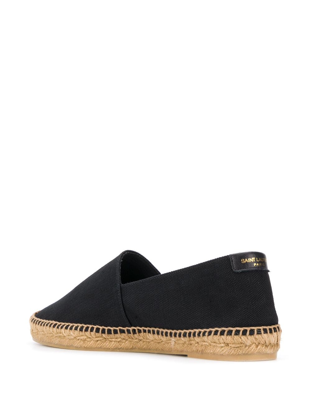 Saint Laurent Flat shoes Black Lining: Raffia