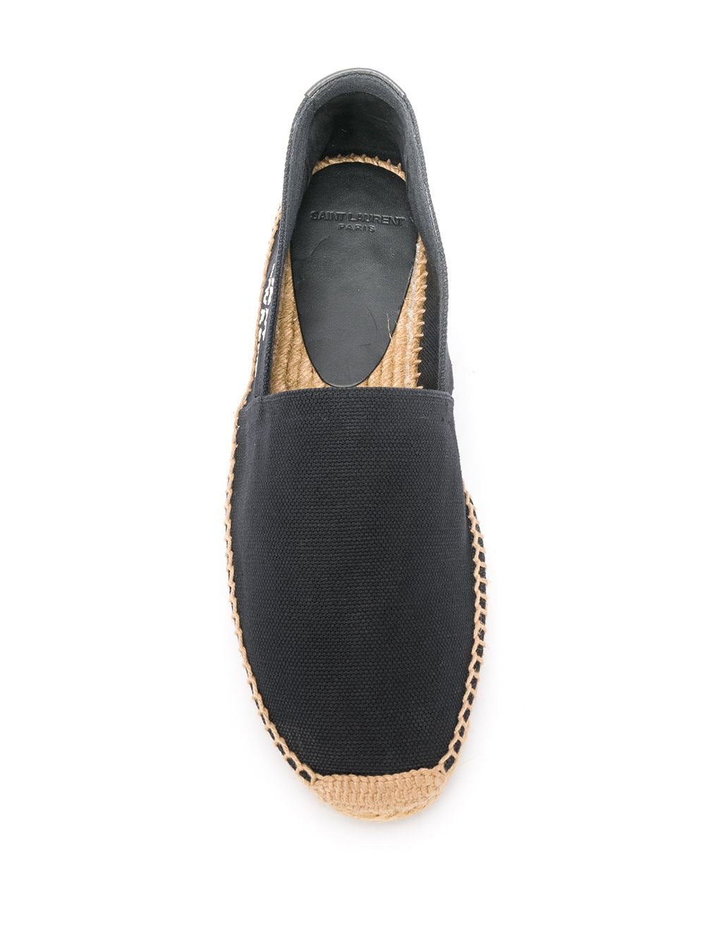 Saint Laurent Flat shoes Black Lining: Raffia