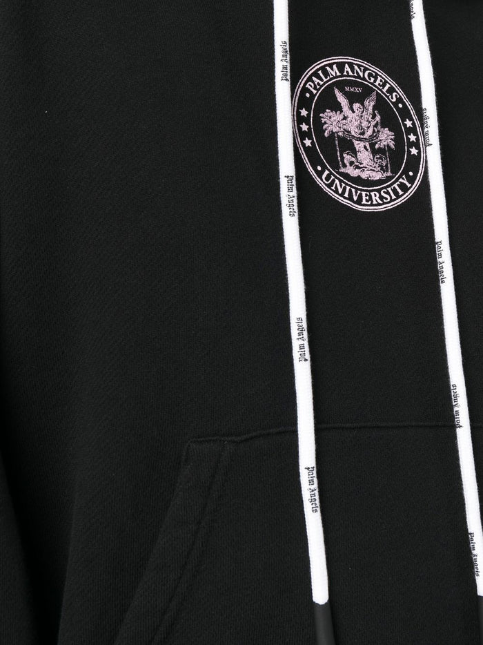 Palm Angels Sweaters Black Cotton