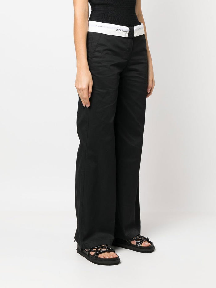 Palm Angels Trousers Black Lining: Polyester
