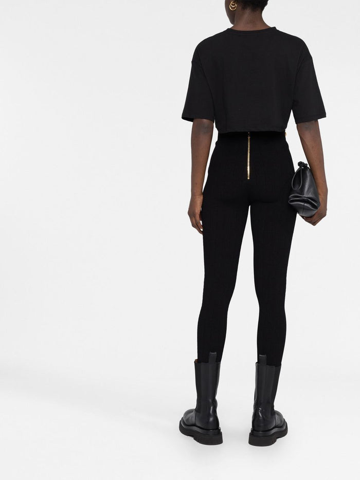 Balmain Trousers Black Viscose