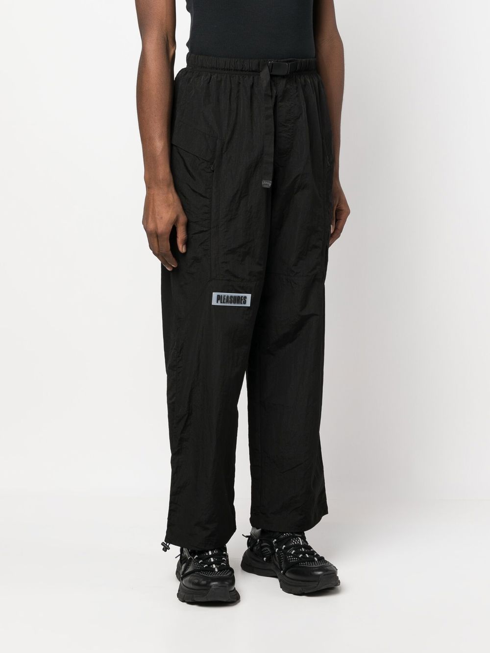 Pleasures Trousers Black Nylon