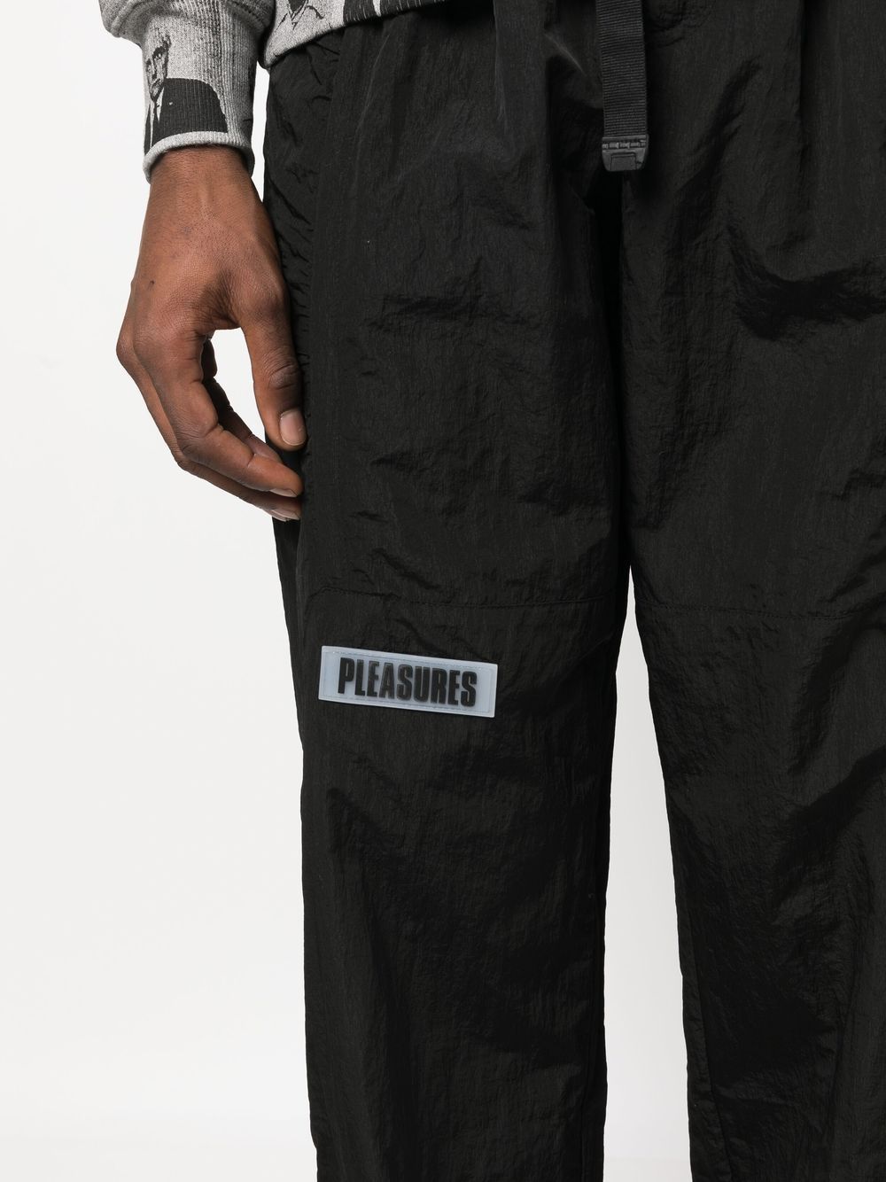 Pleasures Trousers Black Nylon