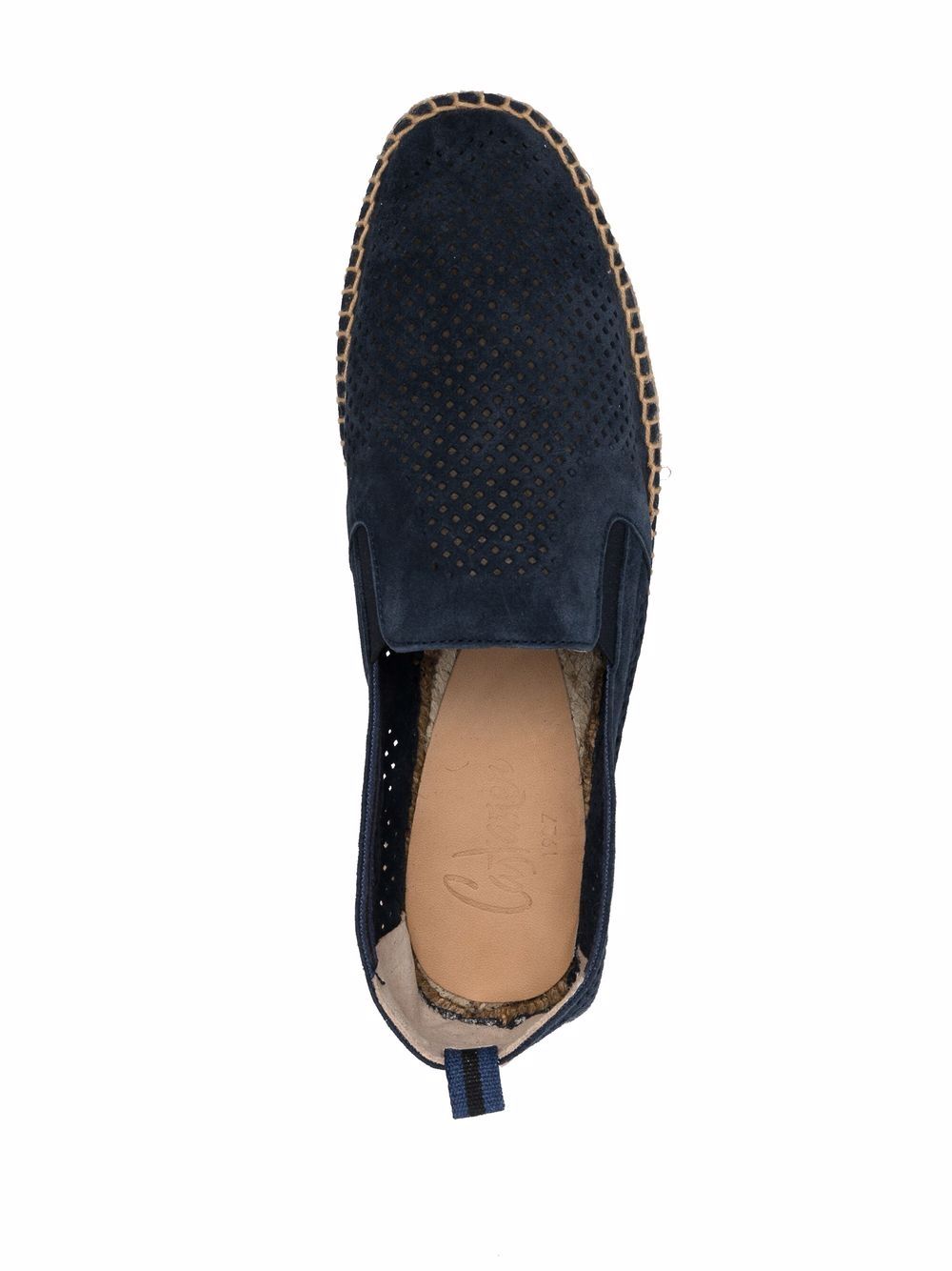 Castaner Flat Shoes Blue Sole: Rubber