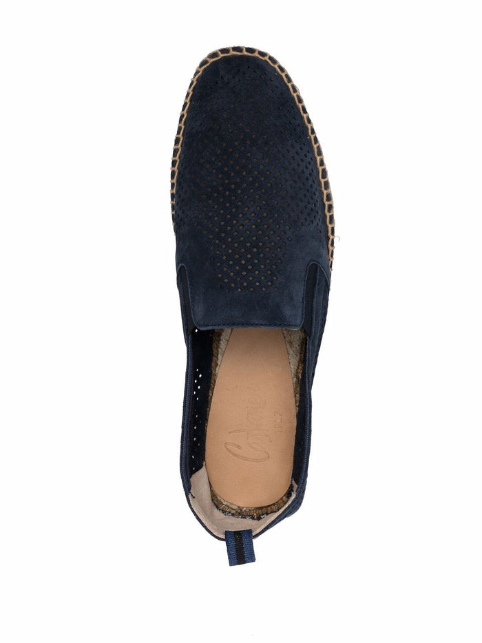 Castaner Flat Shoes Blue Sole: Rubber