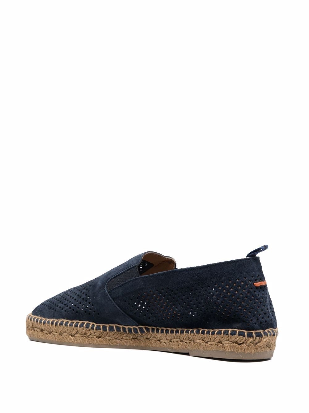 Castaner Flat Shoes Blue Sole: Rubber