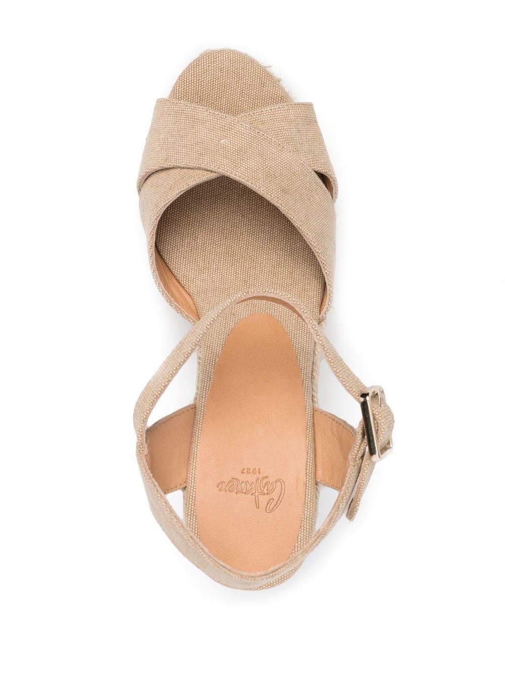 Castaner Sandals Beige Lining: Calf Leather